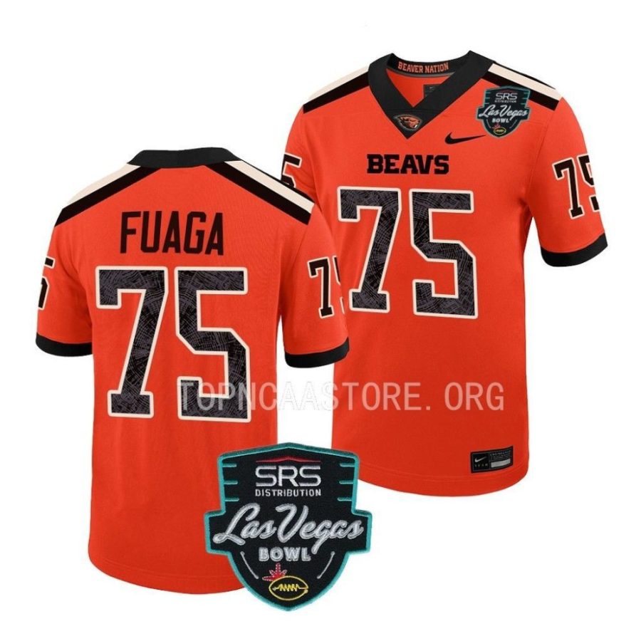 oregon state beavers taliese fuaga orange 2022 las vegas bowl football jersey scaled