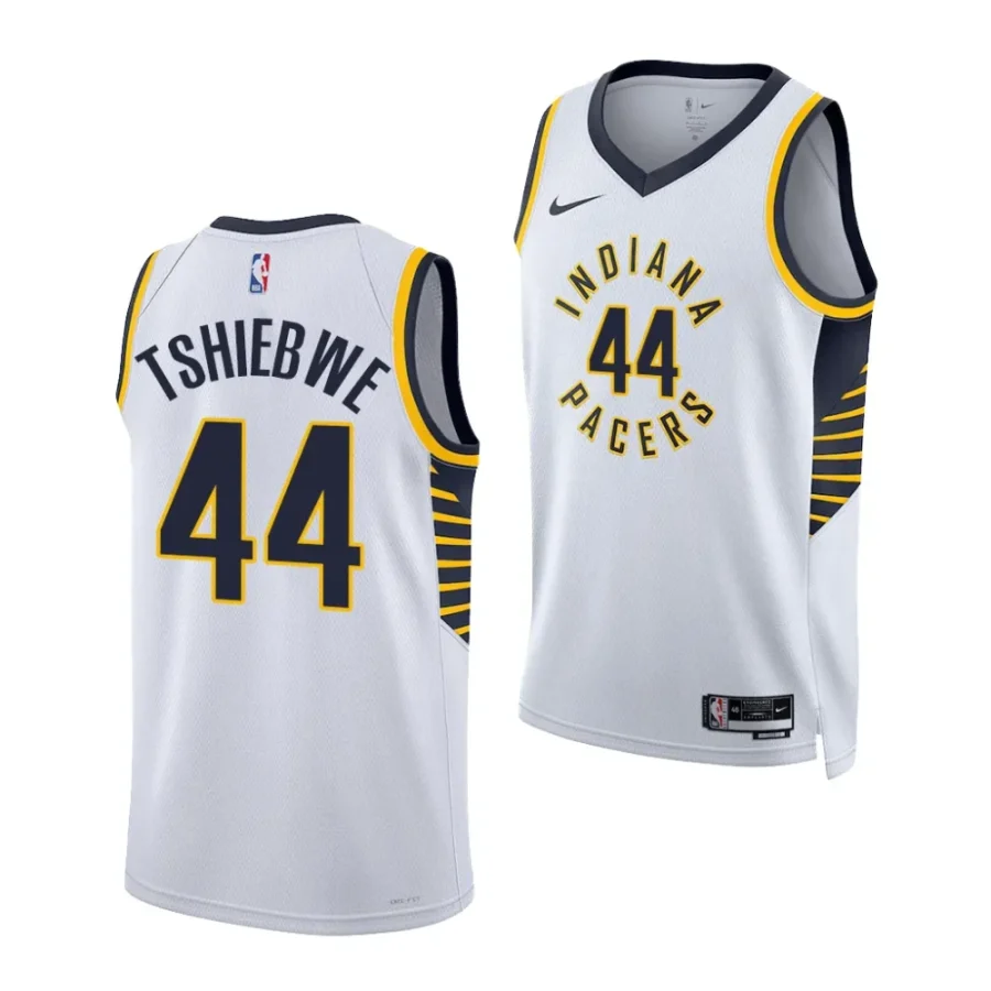 oscar tshiebwe pacers 2023 nba draft white association edition men jersey scaled