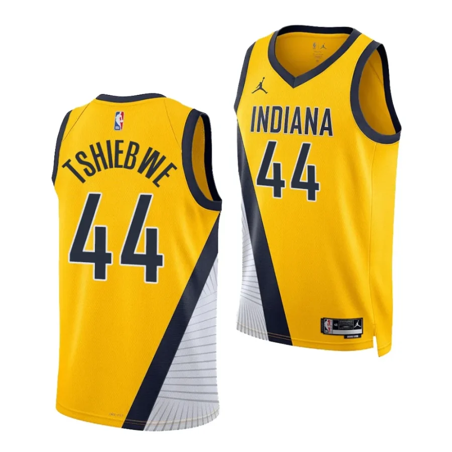 oscar tshiebwe pacers 2023 nba draft yellow statement edition men jersey scaled