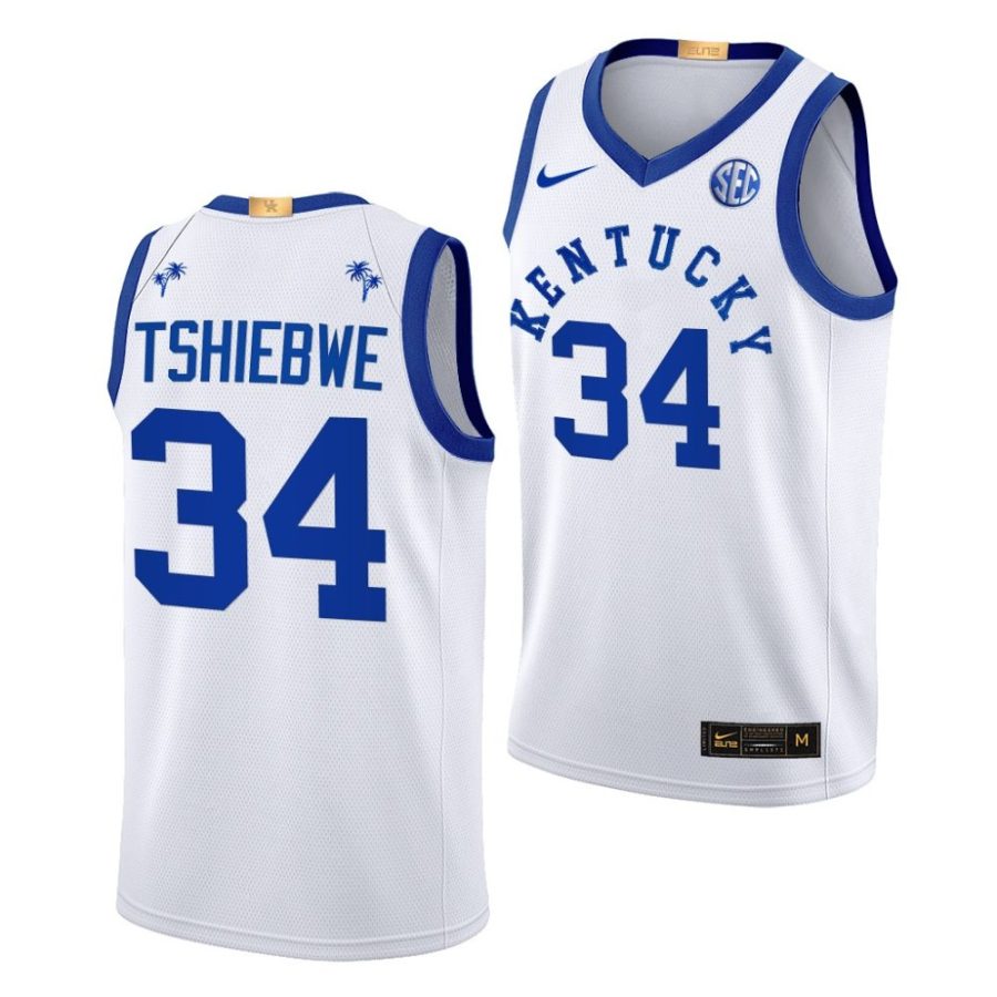 oscar tshiebwe white 2022 big blue bahamas kentucky wildcatsbasketball jersey scaled