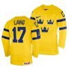 oskar lang home 2022 iihf world championship yellow jersey scaled