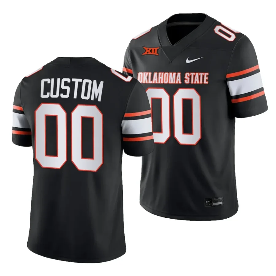 osu cowboys custom black alternate nil football jersey scaled