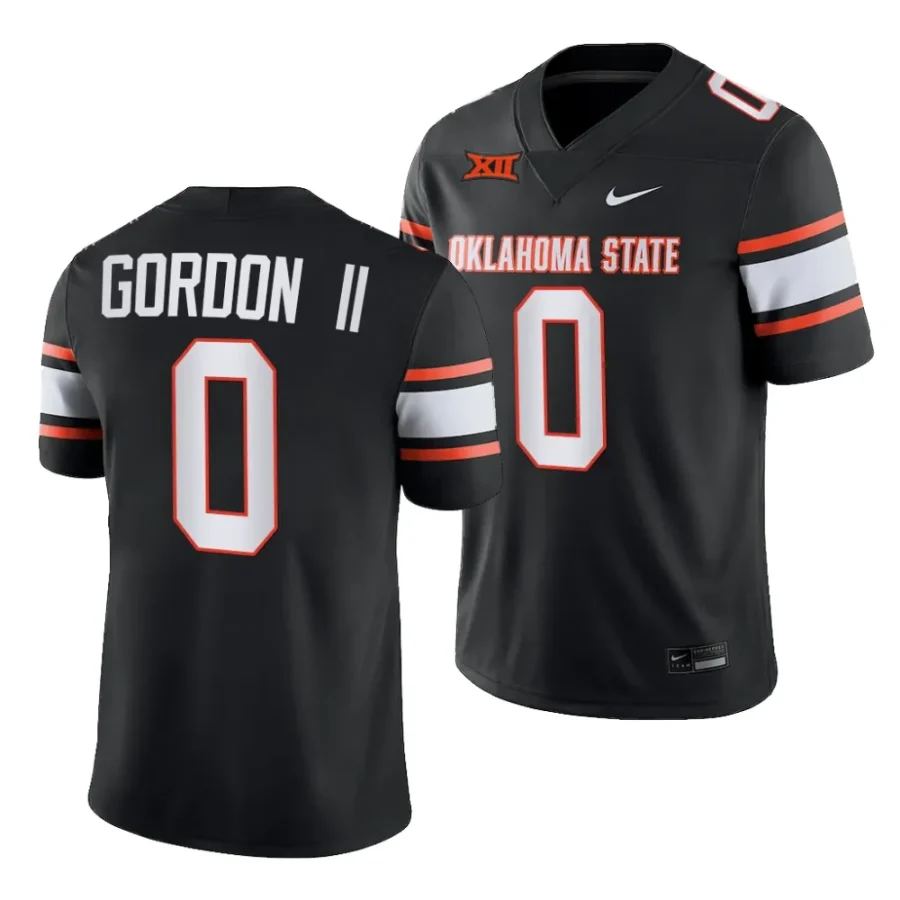 osu cowboys ollie gordon ii black alternate nil football player jersey scaled