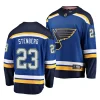 otto stenberg blues 2023 nhl draft blue home men jersey scaled