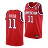 oumar ballo arizona wildcats 2022 23college basketball red jersey scaled