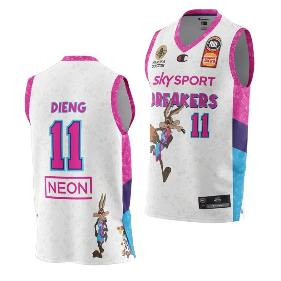 ousmane dieng white 2022 nba draft new zealand breakers jersey scaled