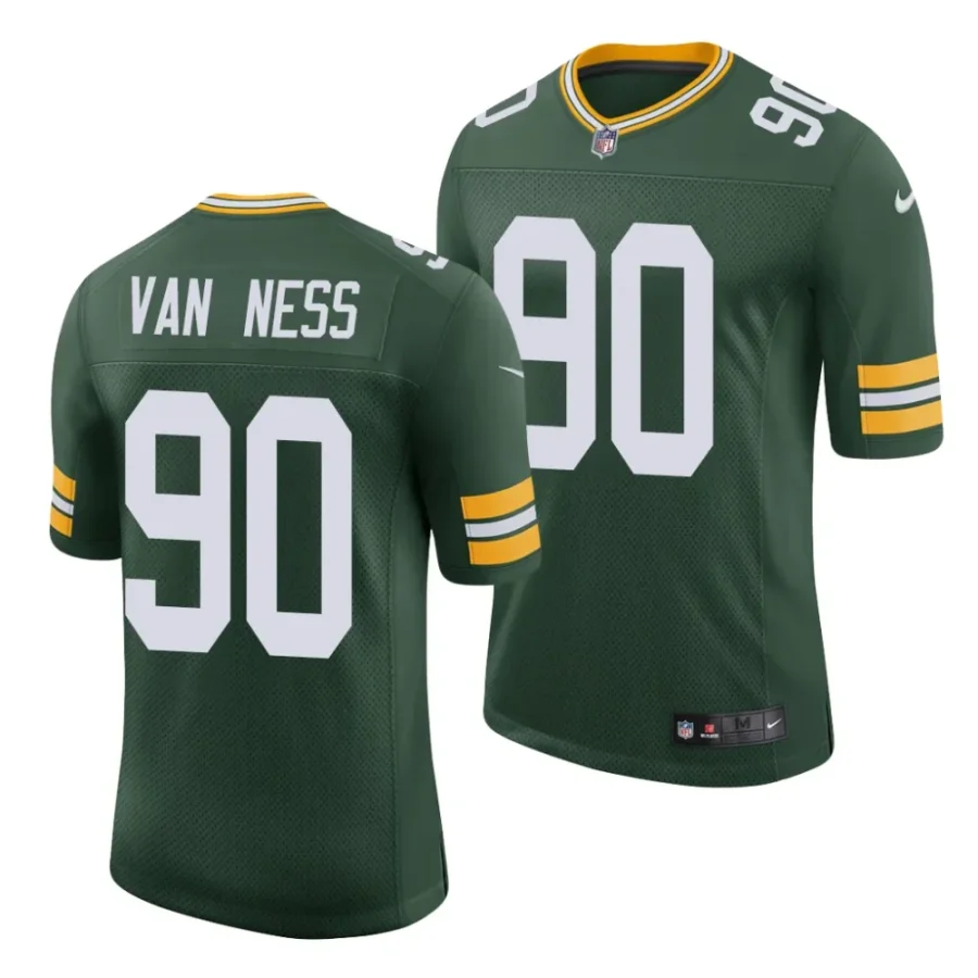 packers lukas van ness green 2023 nfl draft vapor limited jersey scaled