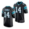panthers sam darnold black game jersey scaled
