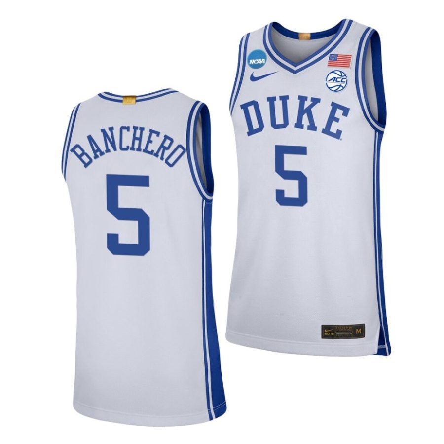 paolo banchero white 2022 ncaa march madness duke blue devils jersey scaled