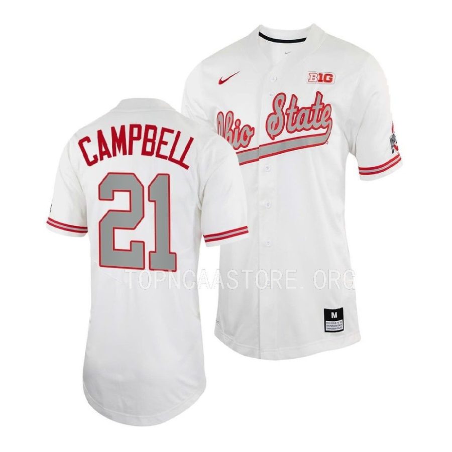 parris campbell ohio state buckeyes baseball shirt menfull button jersey scaled