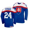 patrik rybar away 2022 iihf world championship blue jersey scaled