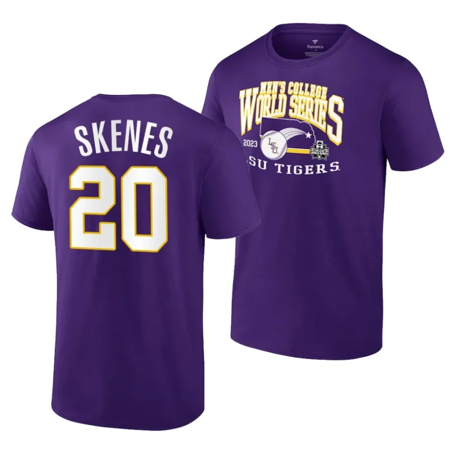paul skenes purple 2023 college world series ncaa baseball t shirts scaled