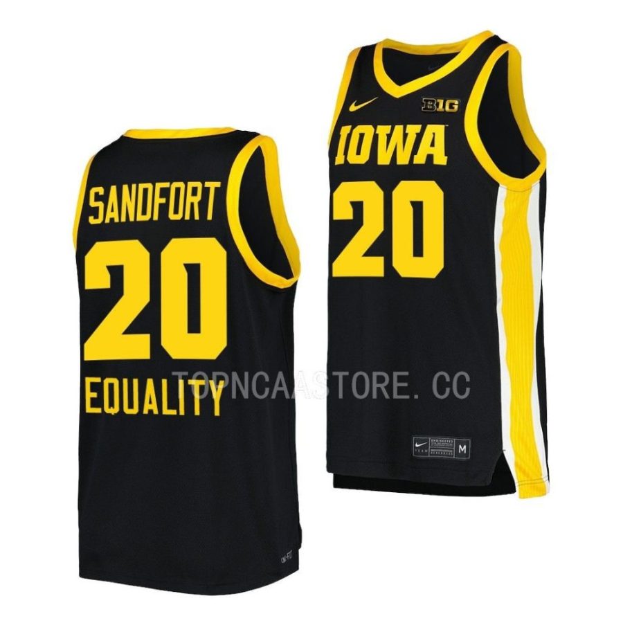 payton sandfort black equality 2022 23basketball jersey scaled