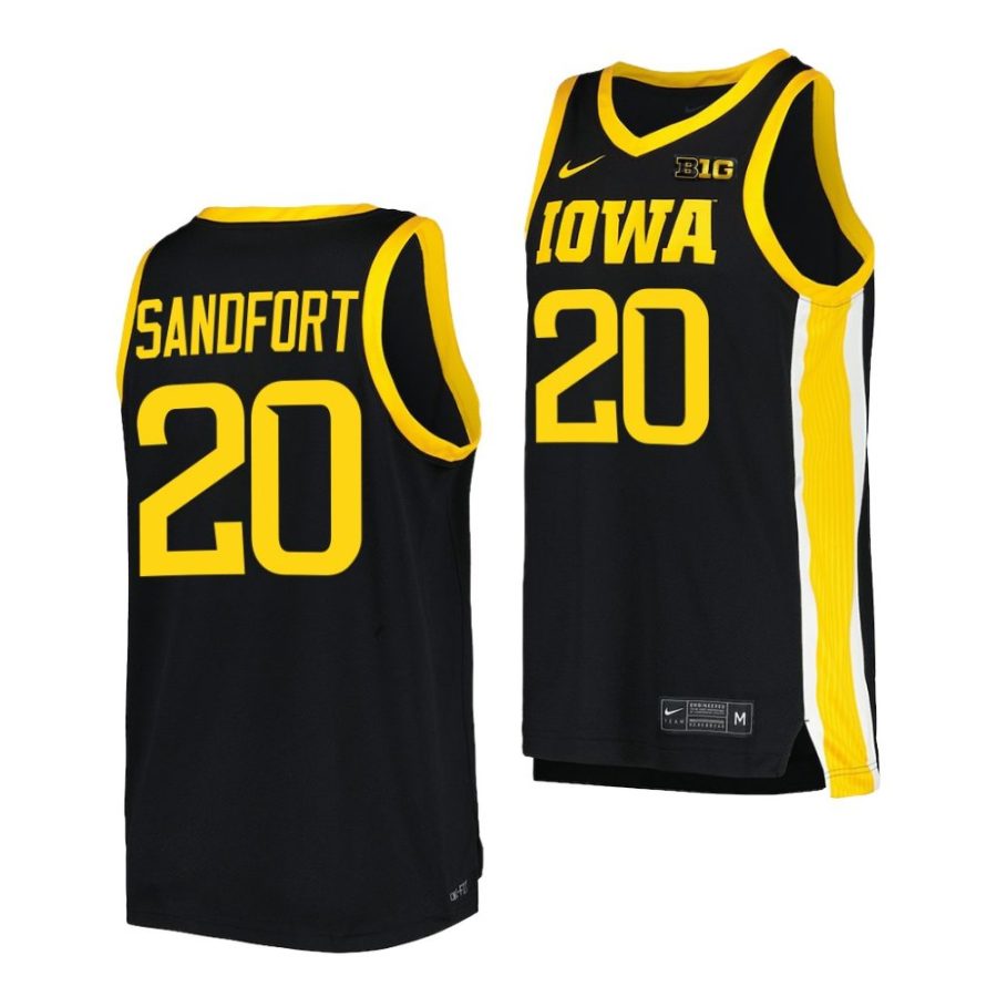 payton sandfort iowa hawkeyes college basketball 2022 23 replica jersey scaled