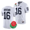penn state nittany lions ji'ayir brown white 2023 rose bowl college football jersey scaled