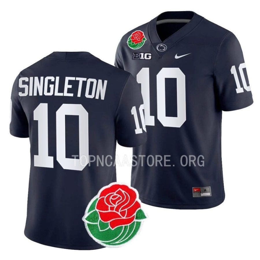 penn state nittany lions nicholas singleton navy 2023 rose bowl college football jersey scaled