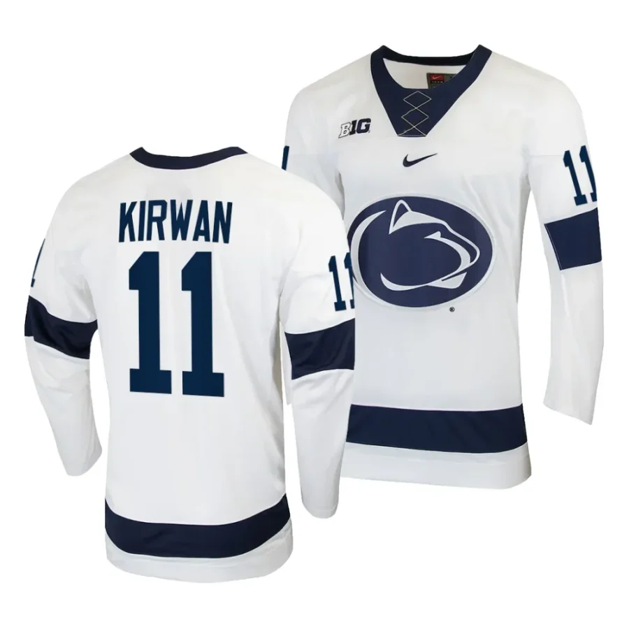 penn state nittany lions ryan kirwan 2023 24 college hockey white replica jersey scaled