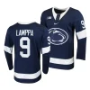 penn state nittany lions xander lamppa 2023 24 college hockey navy replica jersey scaled