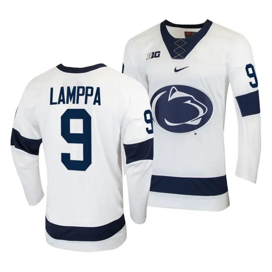 penn state nittany lions xander lamppa 2023 24 college hockey white replica jersey scaled