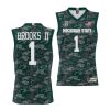 pierre brooks michigan state spartans 2022 armed forces carrier classic gamegreen jersey scaled