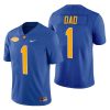 pitt panthers blue 2022 fathers day gift greatest dad jersey scaled