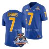 pitt panthers sirvocea dennis blue 2022 tony the tiger sun bowl football jersey scaled
