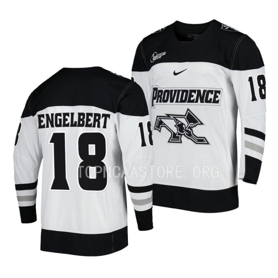 providence friars jamie engelbert replica hockey white jersey scaled