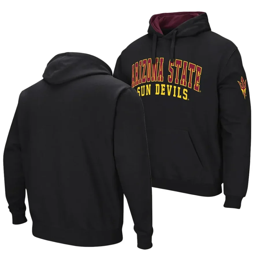 pullover black double arch arizona state sun devils hoodie scaled