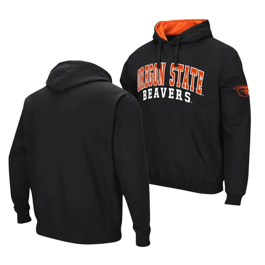 pullover black double arch oregon state beavers hoodie scaled