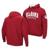 pullover crimson double arch oklahoma sooners hoodie scaled