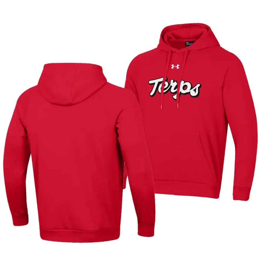 pullover red script all day maryland terrapins hoodie scaled