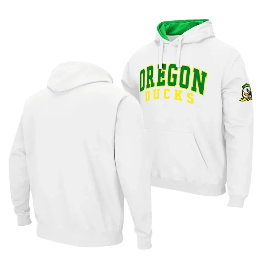 pullover white double arch oregon ducks hoodie scaled