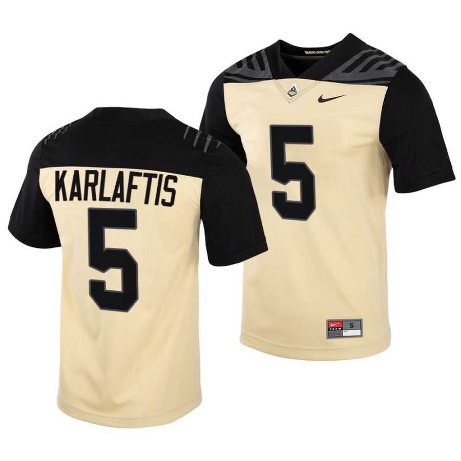 purdue boilermakers george karlaftis gold college football vapor untouchable jersey scaled