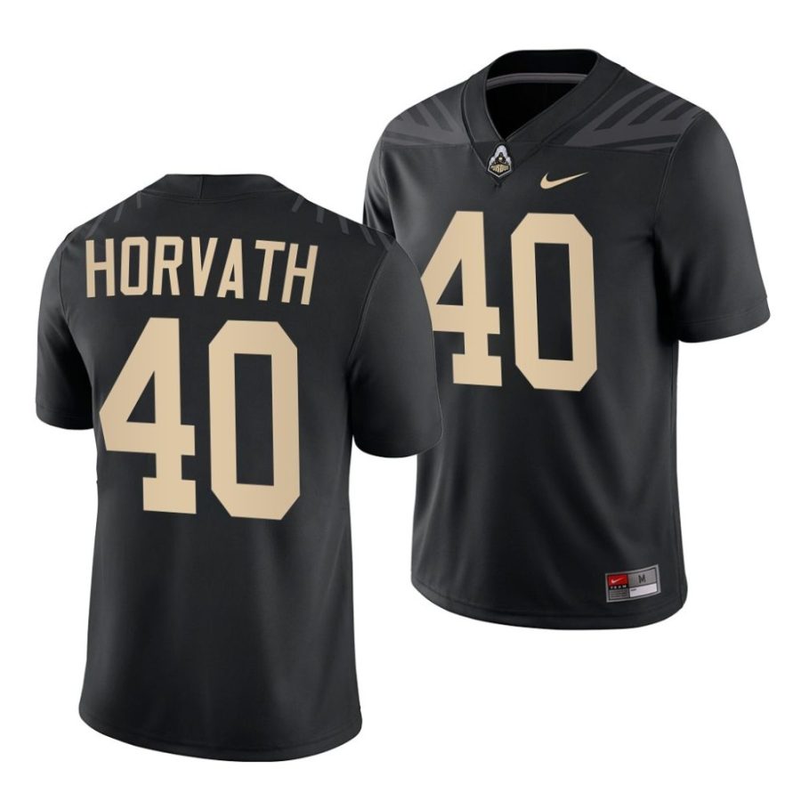 purdue boilermakers zander horvath black college football jersey scaled