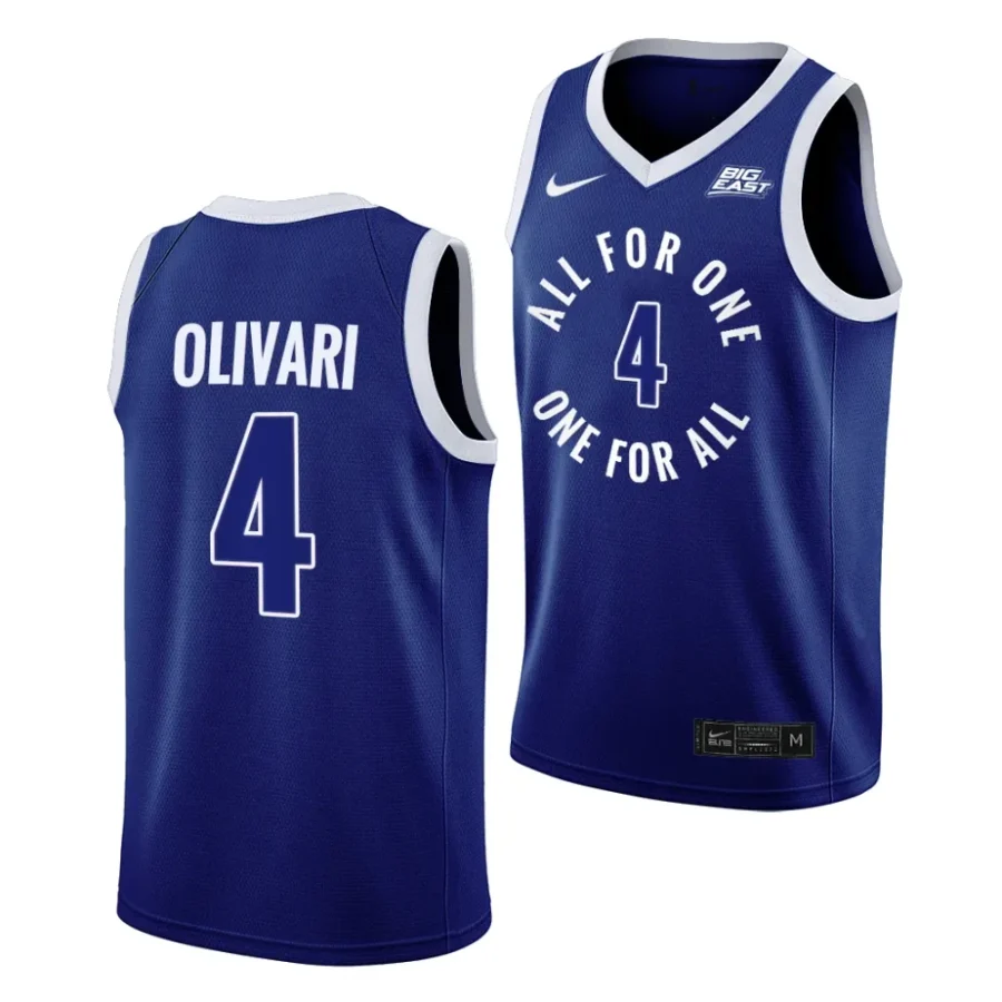 quincy olivari blue all for one xavier musketeersbasketball jersey scaled