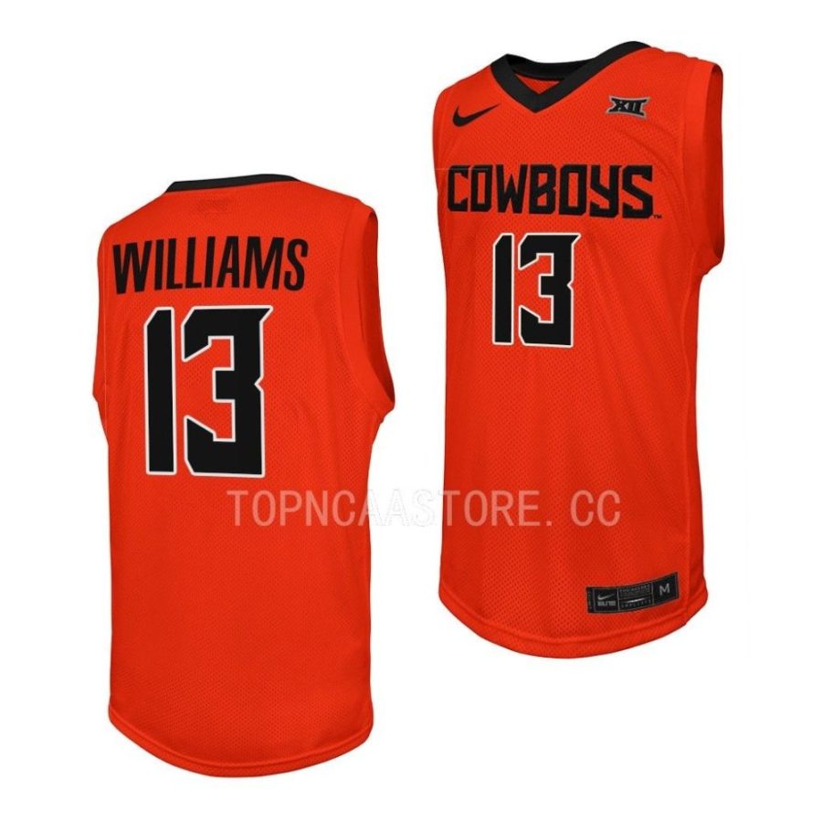 quion williams orange college basketballreplica osu cowboys jersey scaled