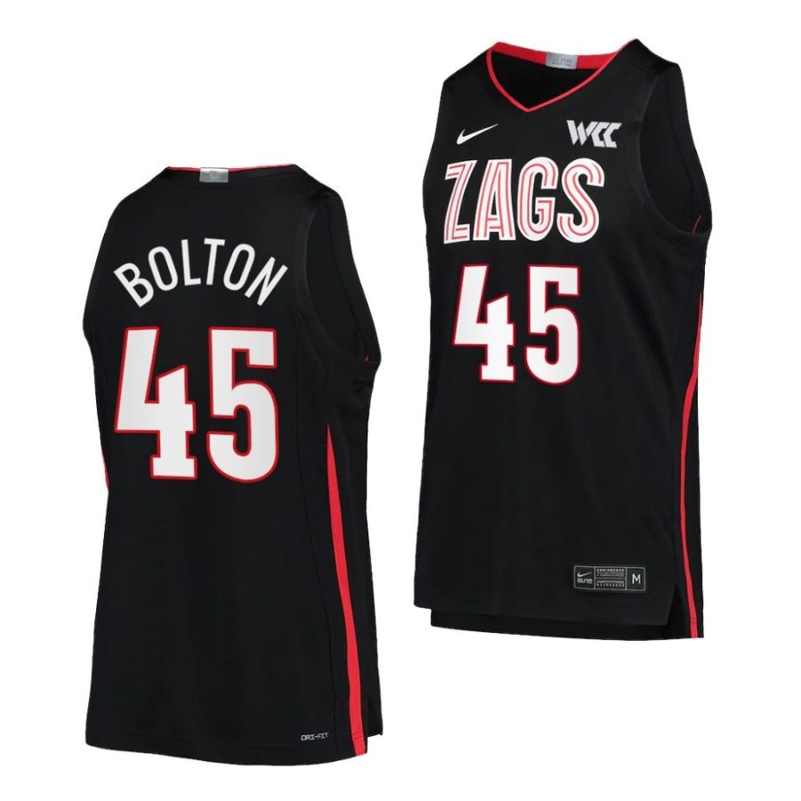 rasir bolton black college basketball gonzaga bulldogs jersey scaled