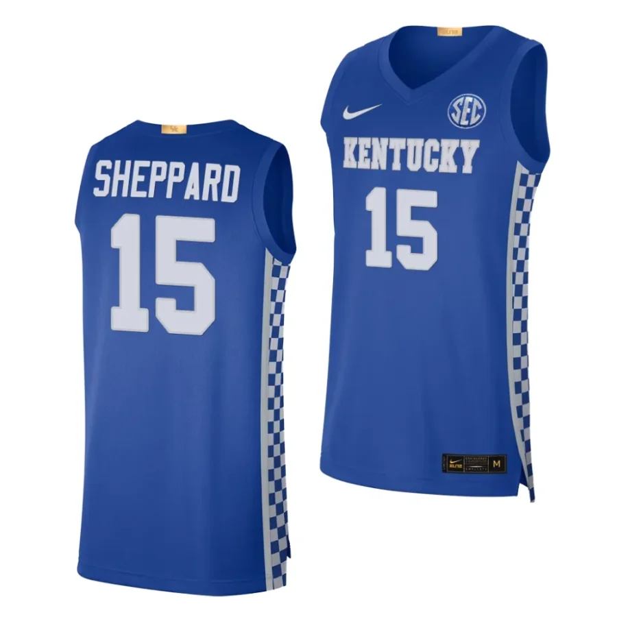 reed sheppard blue college basketball replica jersey scaled