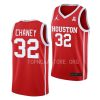reggie chaney houston cougars 2022 23limited basketball awayscarlet jersey scaled