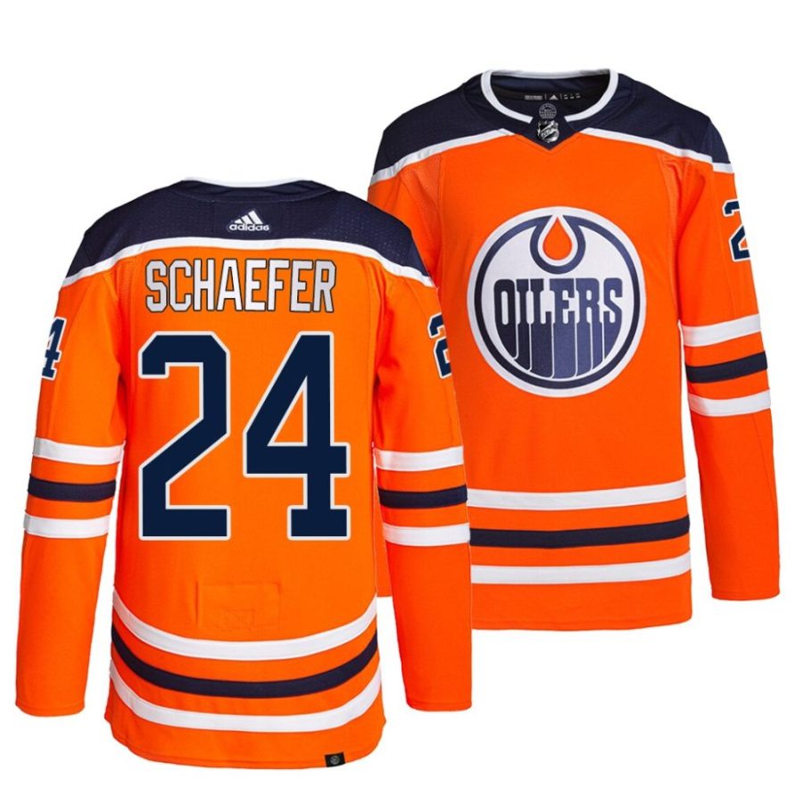 reid schaefer oilers 2022 nhl draft orange authentic primegreen men jersey scaled