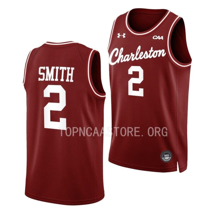 reyne smith charleston cougars ncaa basketball throwback jersey scaled