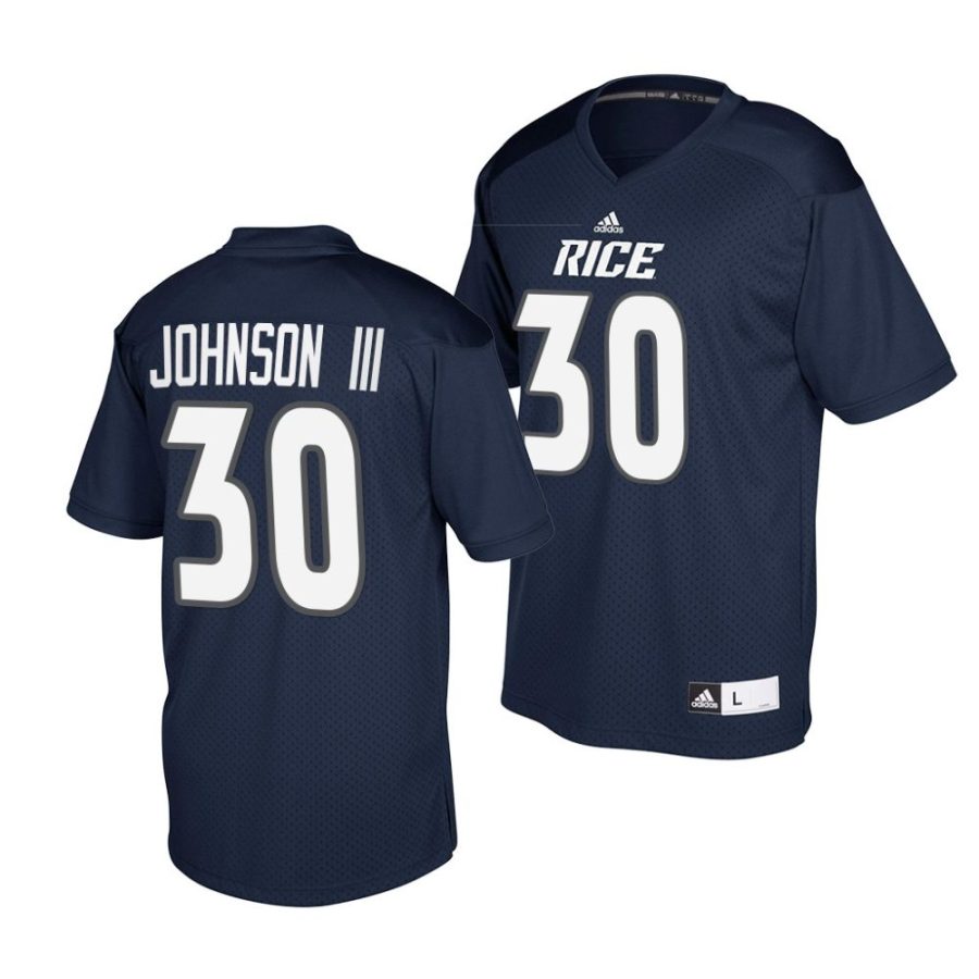 rice owls jerry johnson iii navy college football jersey scaled