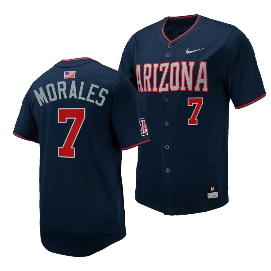 richie morales navy replica baseballfull button arizona wildcats jersey scaled