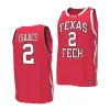 ricky pop isaacs red replica basketball jersey scaled