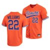 ricky williams clemson tigers 2022college baseball menfull button jersey scaled