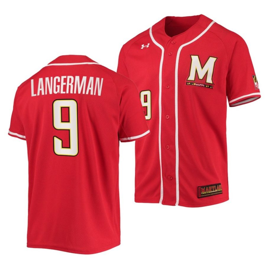 riley langerman maryland terrapins 2022college baseball menreplica jersey scaled