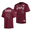 rj yeager mississippi state bulldogs college baseball menbutton up jersey scaled