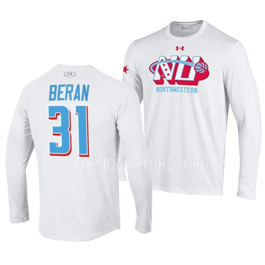 robbie beran long sleeve chicago's own white t shirts scaled