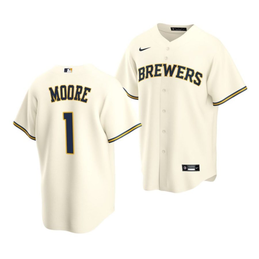 robert moore brewers alternate 2022 mlb draft replica cream jersey scaled
