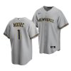 robert moore brewers road 2022 mlb draft replica gray jersey scaled